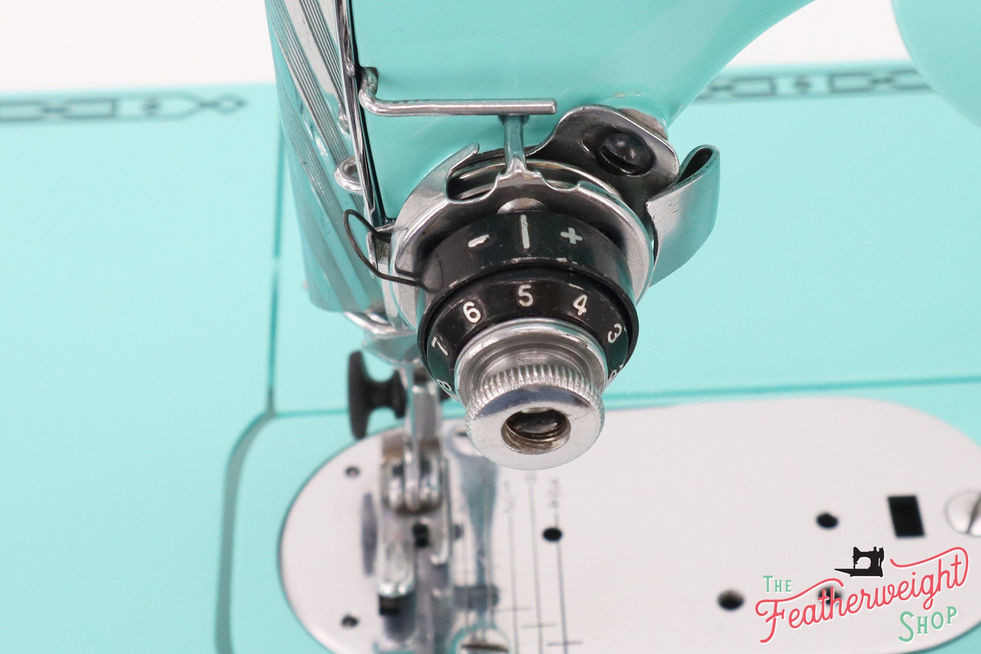 Singer Featherweight 222K Sewing Machine EK63264* - Fully Restored in Tiffany Blue