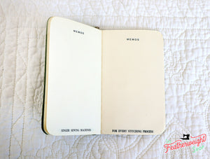 Notepads / Memo Books - Rare Singer (NOS) - (Vintage Original)