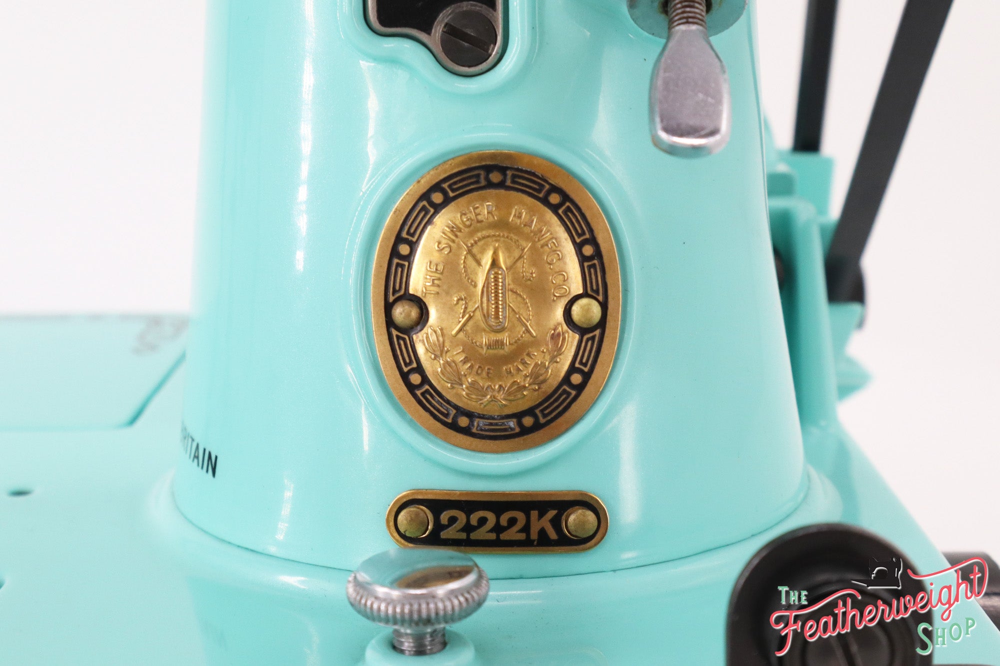 Singer Featherweight 222K Sewing Machine EK63264* - Fully Restored in Tiffany Blue