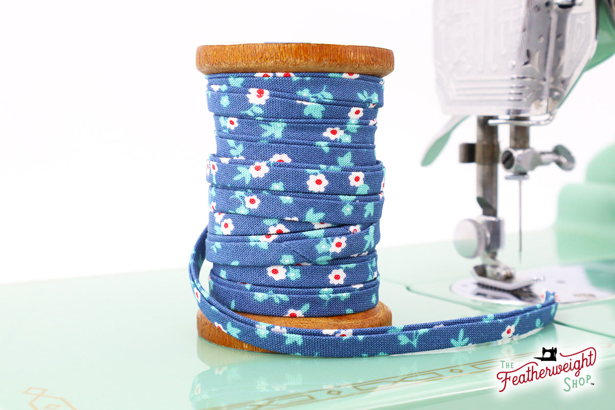 denim blue bias tape