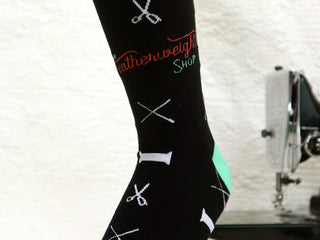 Load image into Gallery viewer, Quilt Socks, Notions Black - Featherweight Shop Design