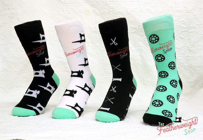 Quilt Socks, Black Singer 221 222 Featherweights - Featherweight Shop ...