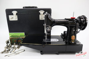 Singer Featherweight 222K Sewing Machine, RED "S" ER0234**