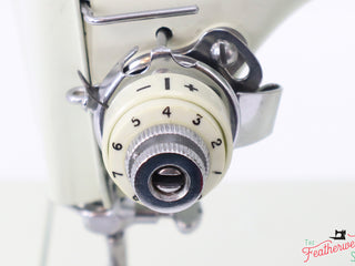 Load image into Gallery viewer, Singer Featherweight 221 Sewing Machine, WHITE - EV780***