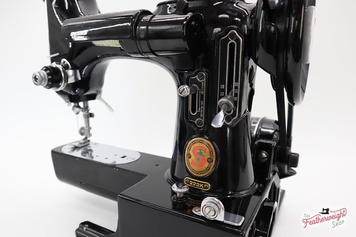 Singer Featherweight 222K Sewing Machine, RED "S" ER0234**