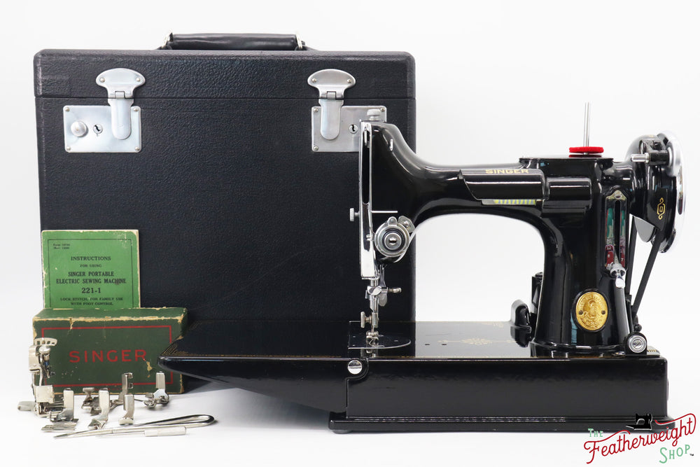 Singer Featherweight 221 Sewing Machine, AE222*** - 1936 – The Singer ...