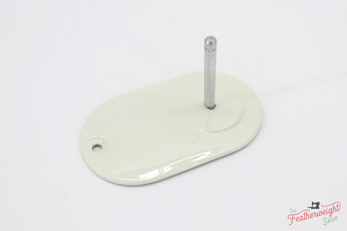 Spool Pin Cover Plate, White Singer Featherweight 221K (Vintage Original)