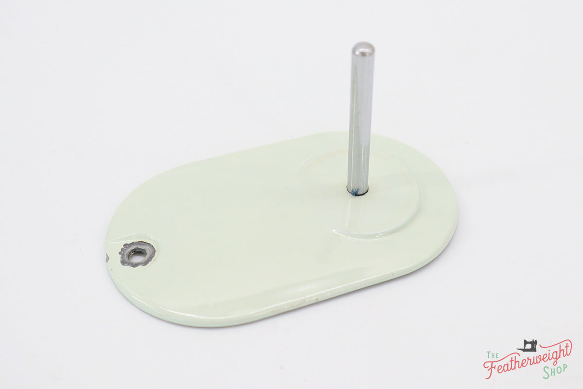 Spool Pin Cover Plate, White Singer Featherweight 221K (Vintage Original)