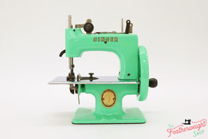 Singer Sewhandy Model 20 - Fully Restored in Minty Mint Candy Green