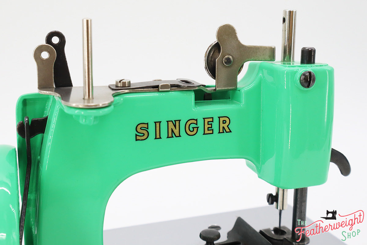 Singer Sewhandy Model 20 - Fully Restored in Minty Mint Candy Green