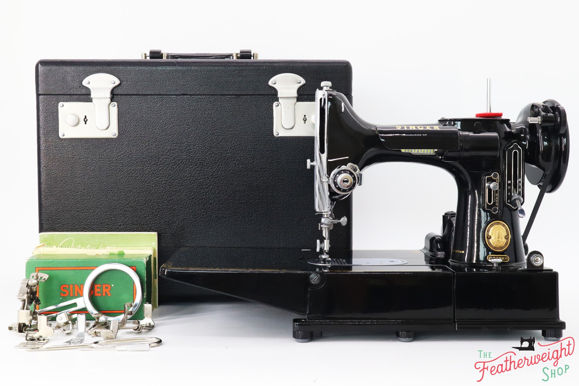 Singer Featherweight 222K Sewing Machine EL180***