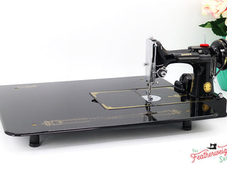 Load image into Gallery viewer, Sew Steady BLACK CLASSIC Singer Featherweight (Table Extension ONLY + Polish)