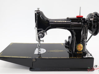 Load image into Gallery viewer, Singer Featherweight 221 Sewing Machine, RED &quot;S&quot; ES243***