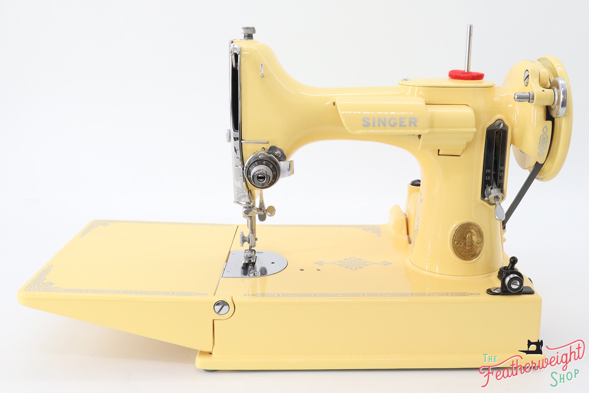 Singer Featherweight 221 Sewing Machine AG013*** - Fully Restored in Happy Yellow