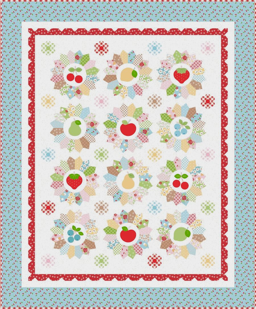 Sew Simple Shapes, SEW CHERRY FRUIT SALAD by Lori Holt of Bee in My Bonnet