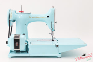 Singer Featherweight 222K Sewing Machine EJ26918* - Fully Restored in Snowflake Blue