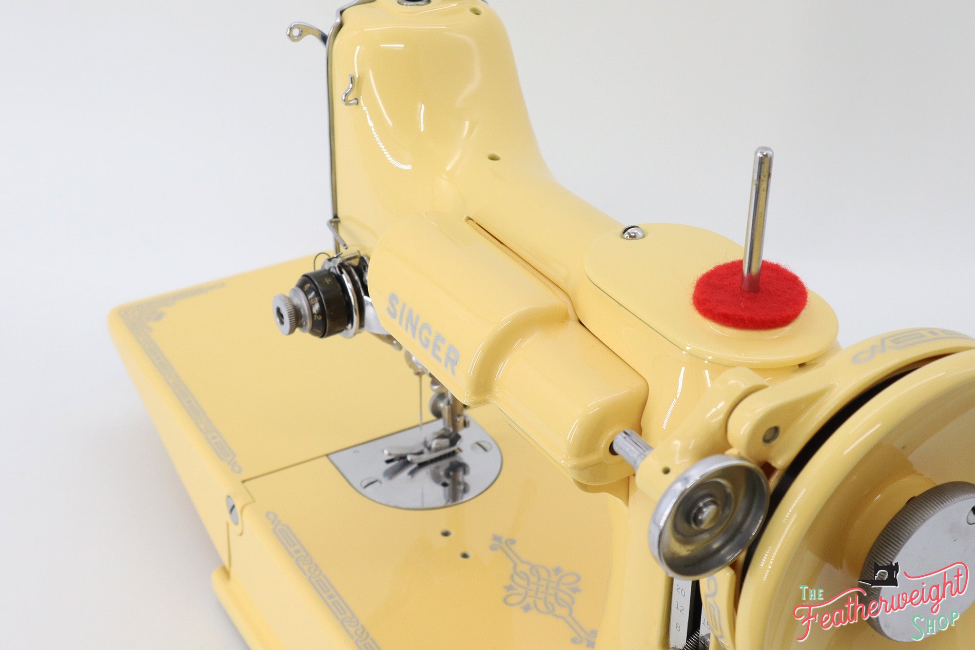 Singer Featherweight 221 Sewing Machine AG013*** - Fully Restored in Happy Yellow