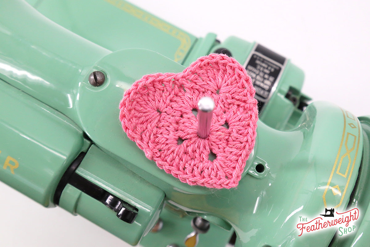 Spool Pin Doily - Heart