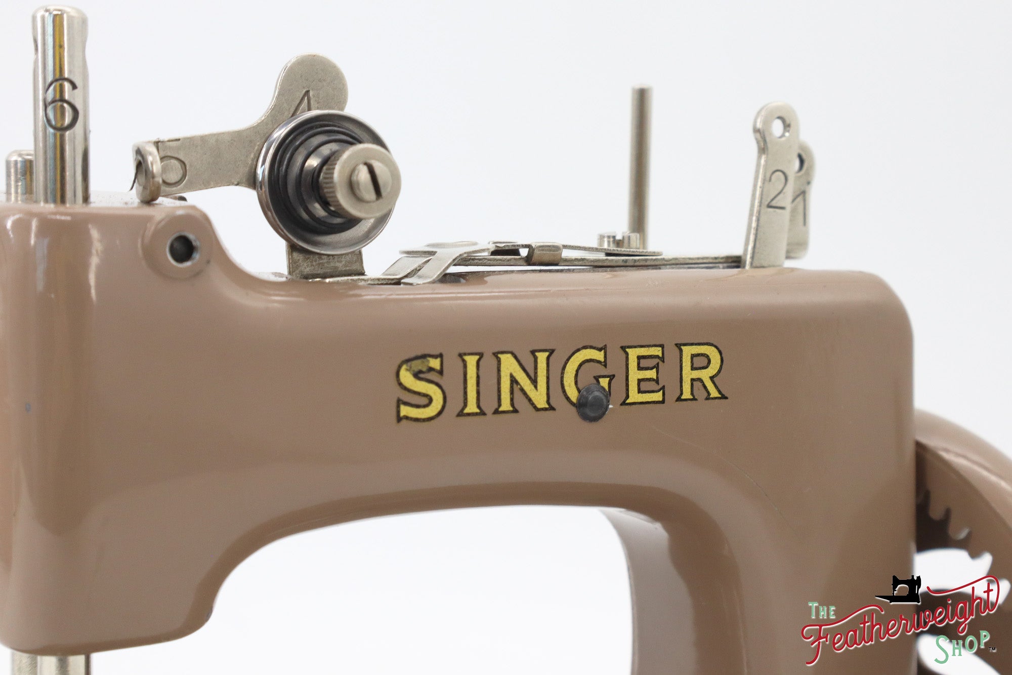 Antique Singer Sewing machine Model 20 miniature by landofaahs