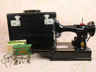 Load image into Gallery viewer, Singer Featherweight 222K Sewing Machine EM601***