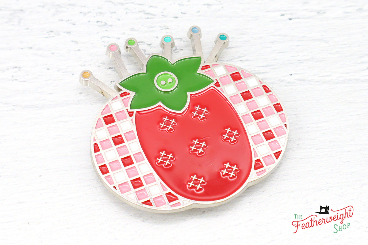 Needle Minder, Tomato Pin Cushion by Lori Holt -  LARGE