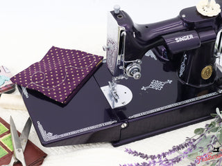 Load image into Gallery viewer, Singer Featherweight 221, AE306*** - Fully Restored in Black Iris