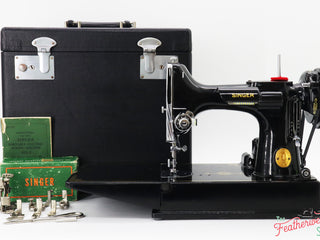 Load image into Gallery viewer, Singer Featherweight 221 Sewing Machine, AH666***