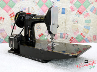 Load image into Gallery viewer, Singer Featherweight 221 Sewing Machine, RED &quot;S&quot; ES242***