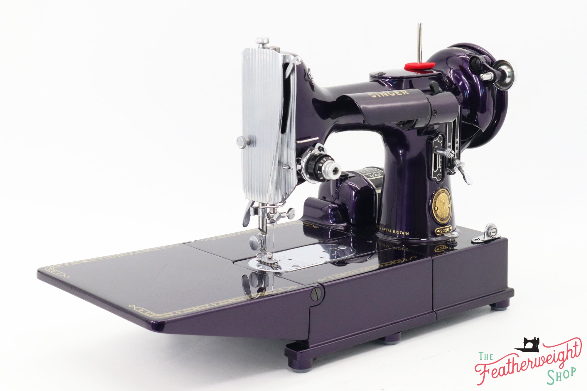 Singer Featherweight 222K Sewing Machine EJ26916* - Fully Restored in Black Iris