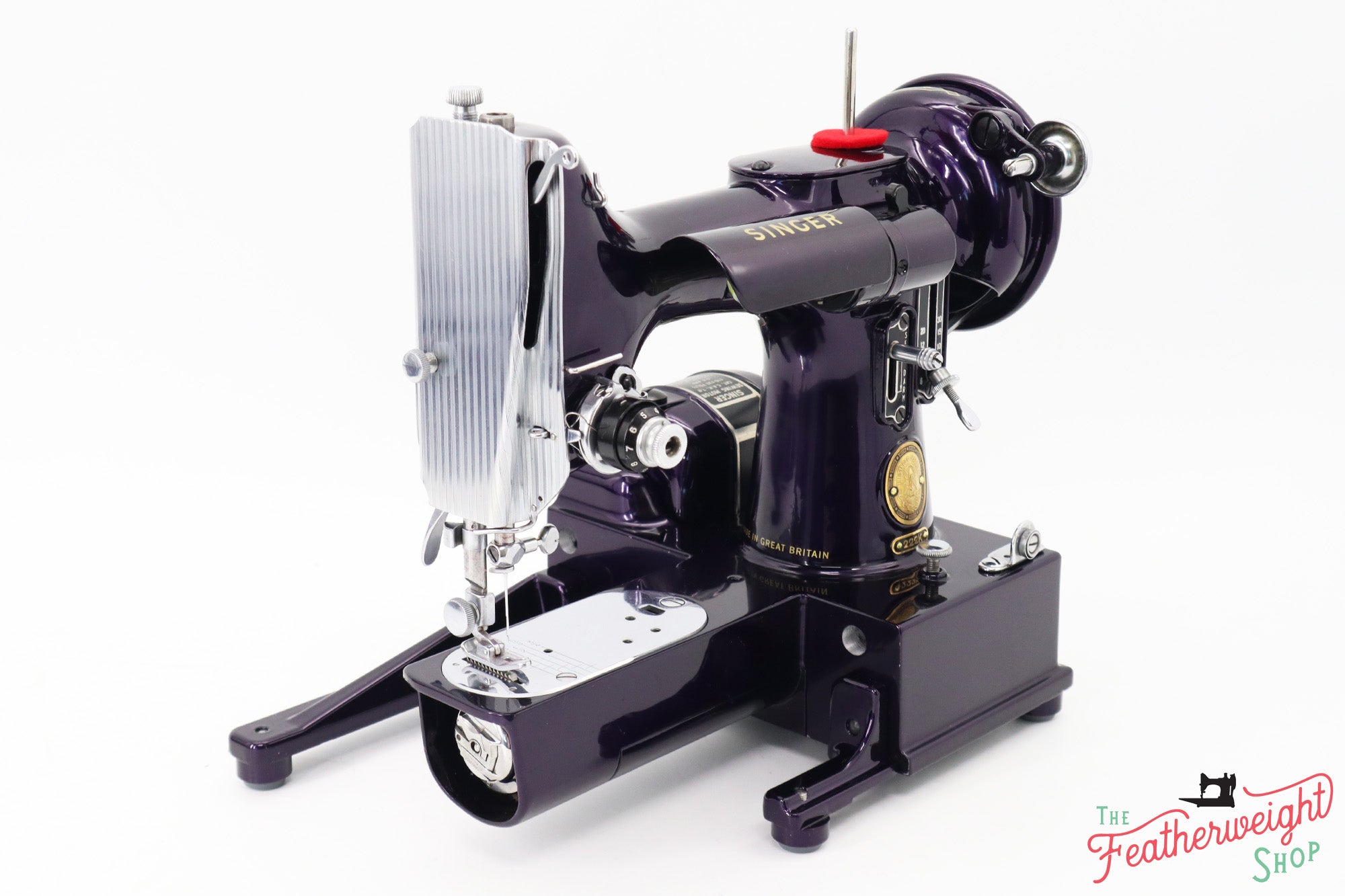 Singer Featherweight 222K Sewing Machine EJ26916* - Fully Restored in Black Iris