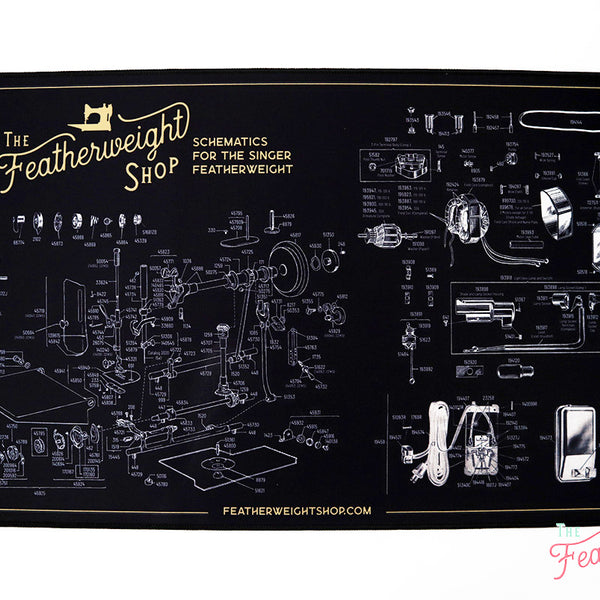 Servicing Mat, Featherweight Schematic