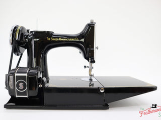 Load image into Gallery viewer, Singer Featherweight 221 Sewing Machine, AF390*** - Corduroy Insert - RARE