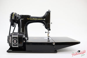 Singer Featherweight 221 Sewing Machine, AF390*** - Corduroy Insert - RARE