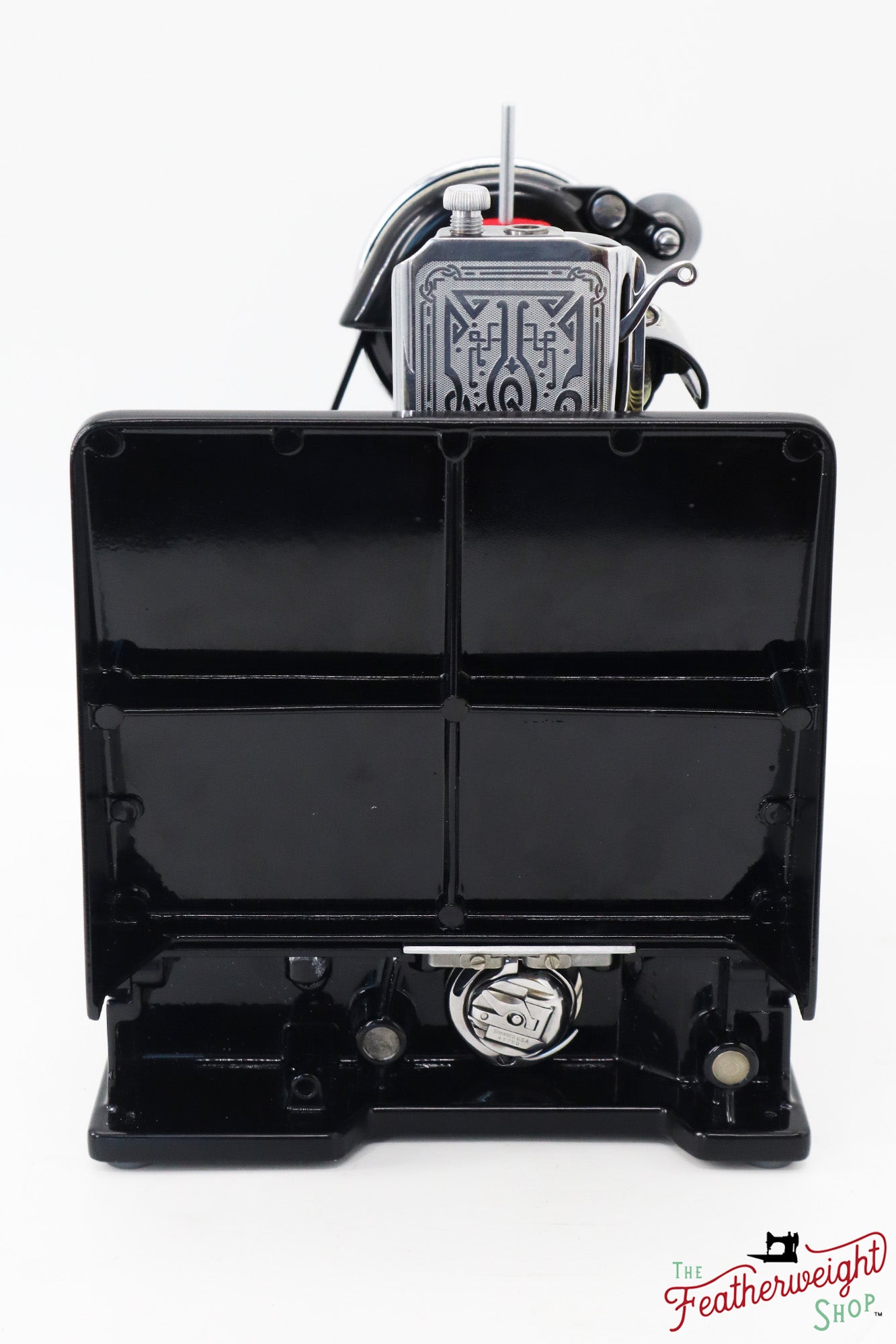 Singer Featherweight 221, Chicago World's Fair, Fully Restored in Gloss Black, AD547*** - RARE