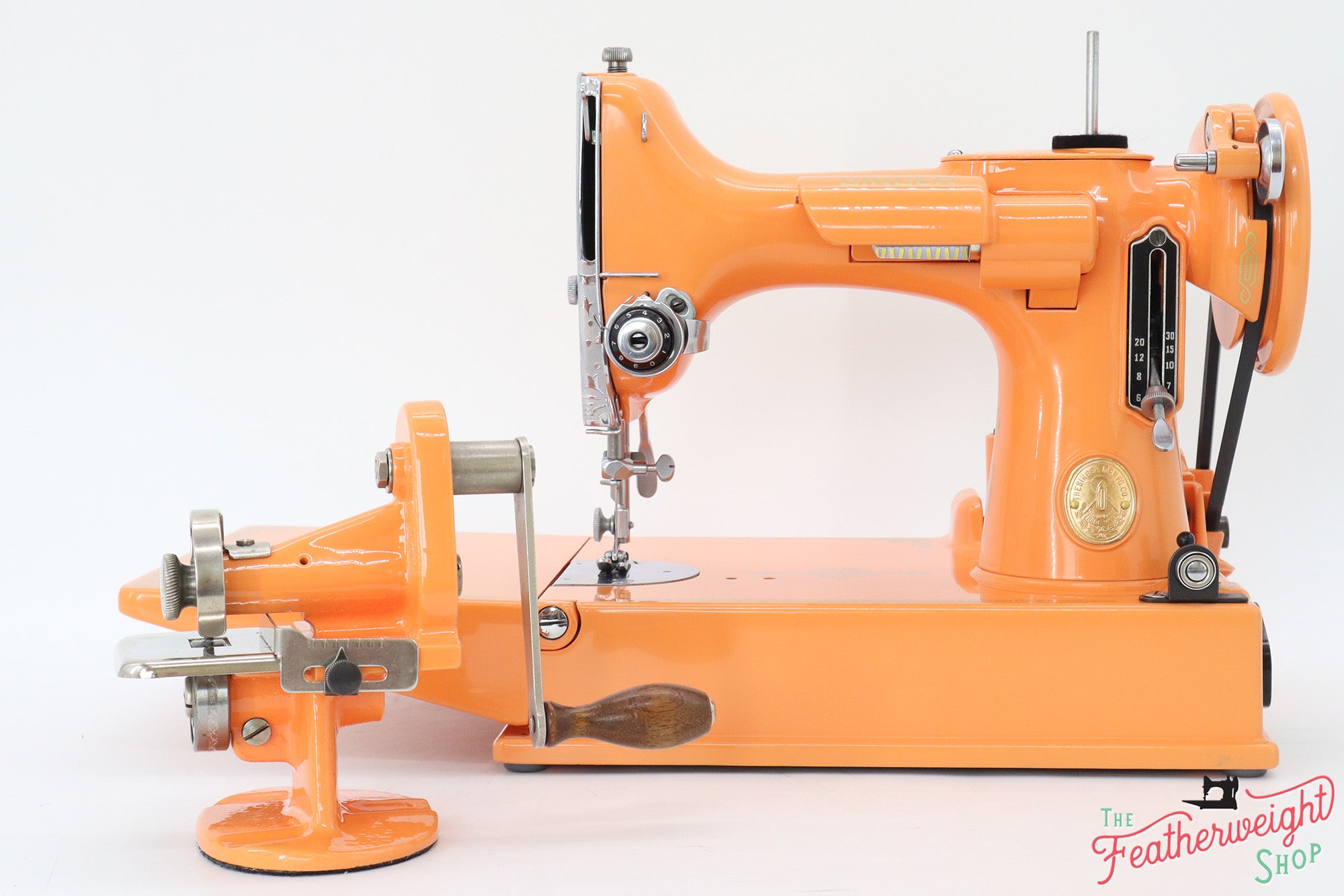 Singer Featherweight 221 Sewing Machine AG696*** - Fully Restored in Happy Orange