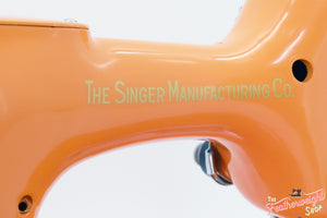 Singer Featherweight 221 Sewing Machine AG696*** - Fully Restored in Happy Orange