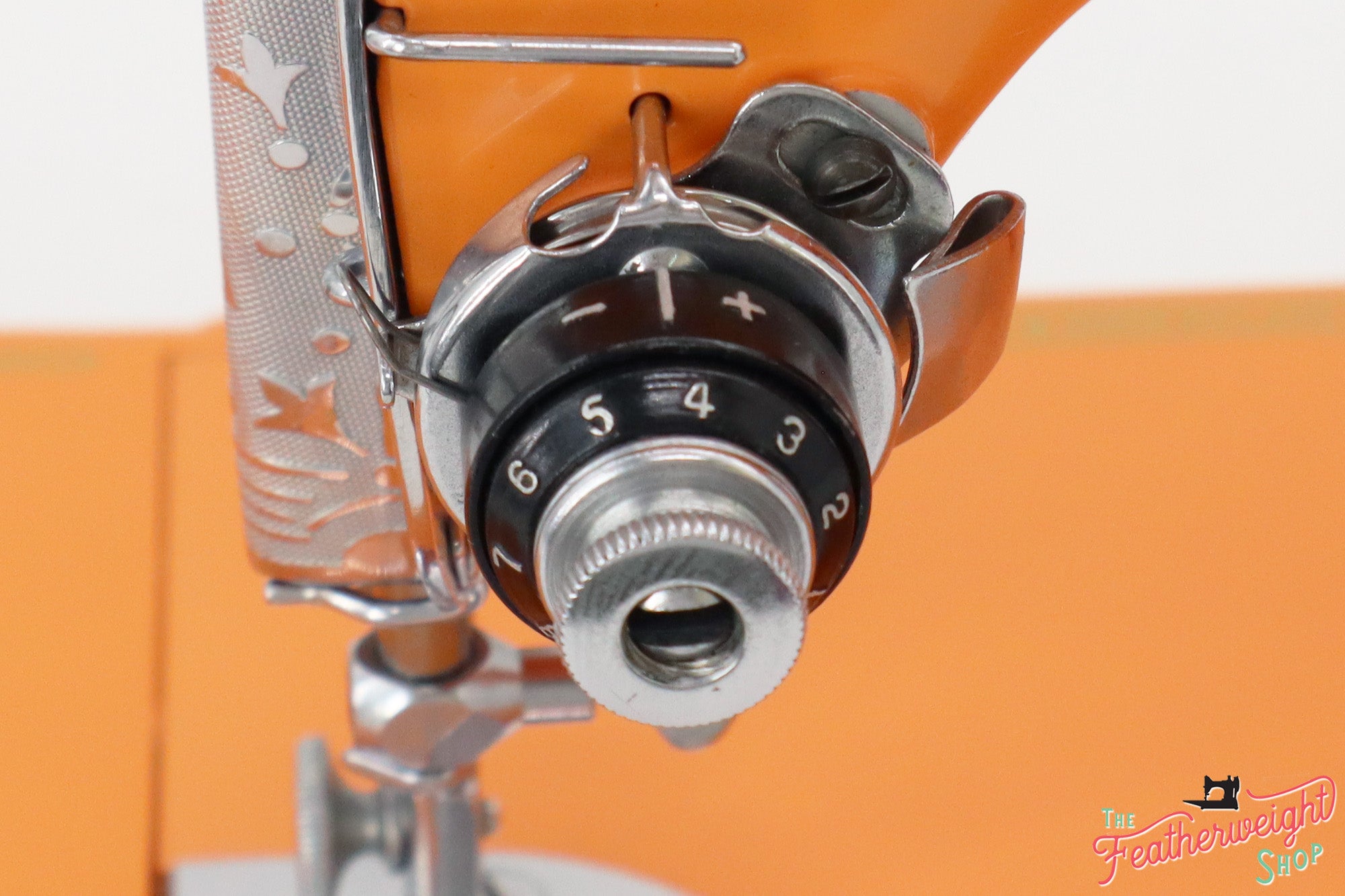 Singer Featherweight 221 Sewing Machine AG696*** - Fully Restored in Happy Orange