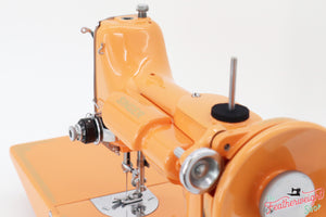 Singer Featherweight 221 Sewing Machine AG696*** - Fully Restored in Happy Orange