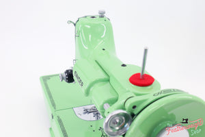 Singer Featherweight 221 Sewing machine, AH665*** - Fully Restored in Art Deco Green