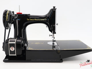 Load image into Gallery viewer, Singer Featherweight 221 Sewing Machine, Centennial: AK421***