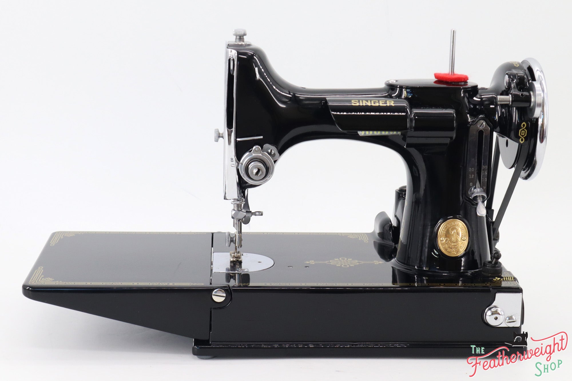 Singer Featherweight 221 Sewing machine, "First-Run" 1933 AD5430** - Fully Restored in Gloss Black