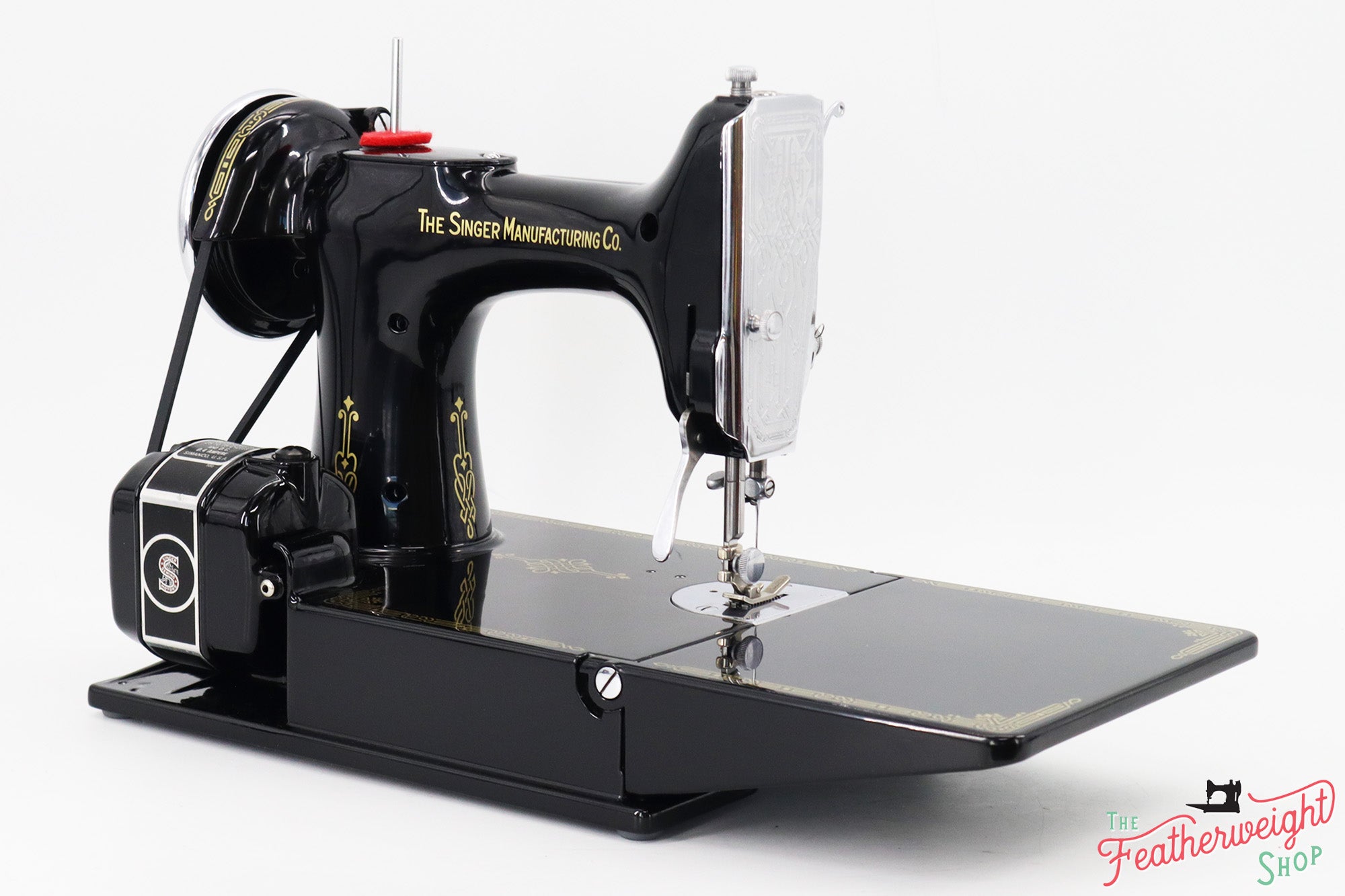 Singer Featherweight 221 Sewing machine, "First-Run" 1933 AD5430** - Fully Restored in Gloss Black