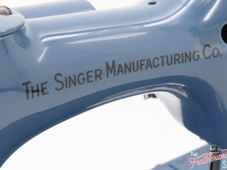 Load image into Gallery viewer, Singer Featherweight 221 Sewing Machine AM153*** - Fully Restored in Denim