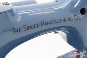 Singer Featherweight 221 Sewing Machine AM153*** - Fully Restored in Denim
