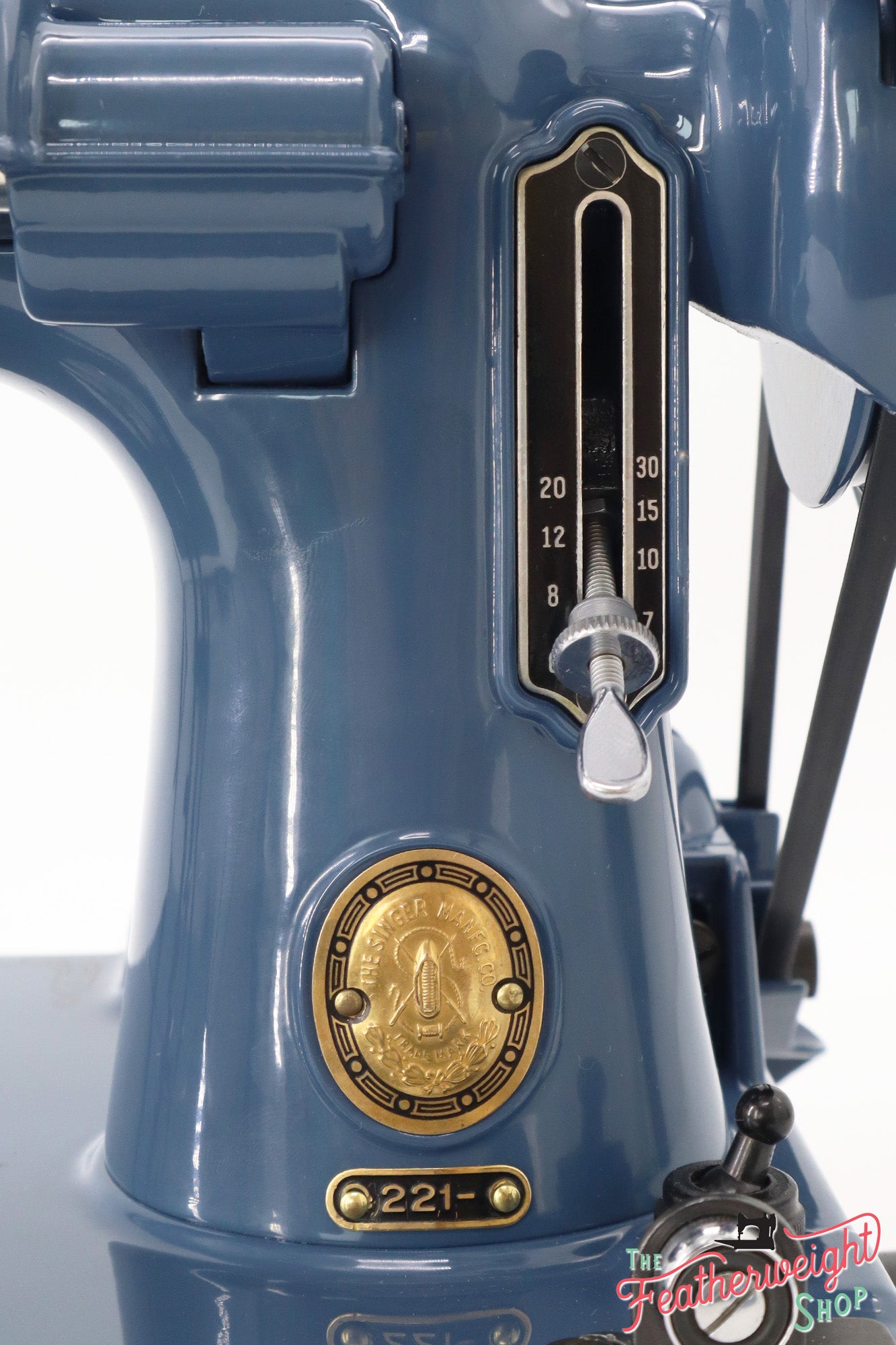 Singer Featherweight 221 Sewing Machine AM153*** - Fully Restored in Denim