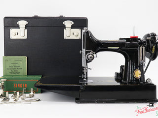 Load image into Gallery viewer, Singer Featherweight 221K Sewing Machine, Centennial! EG309***