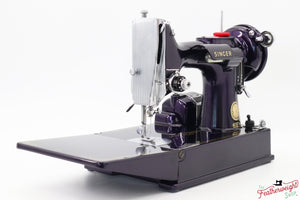 Singer Featherweight 221, AM180*** - Fully Restored in Black Iris