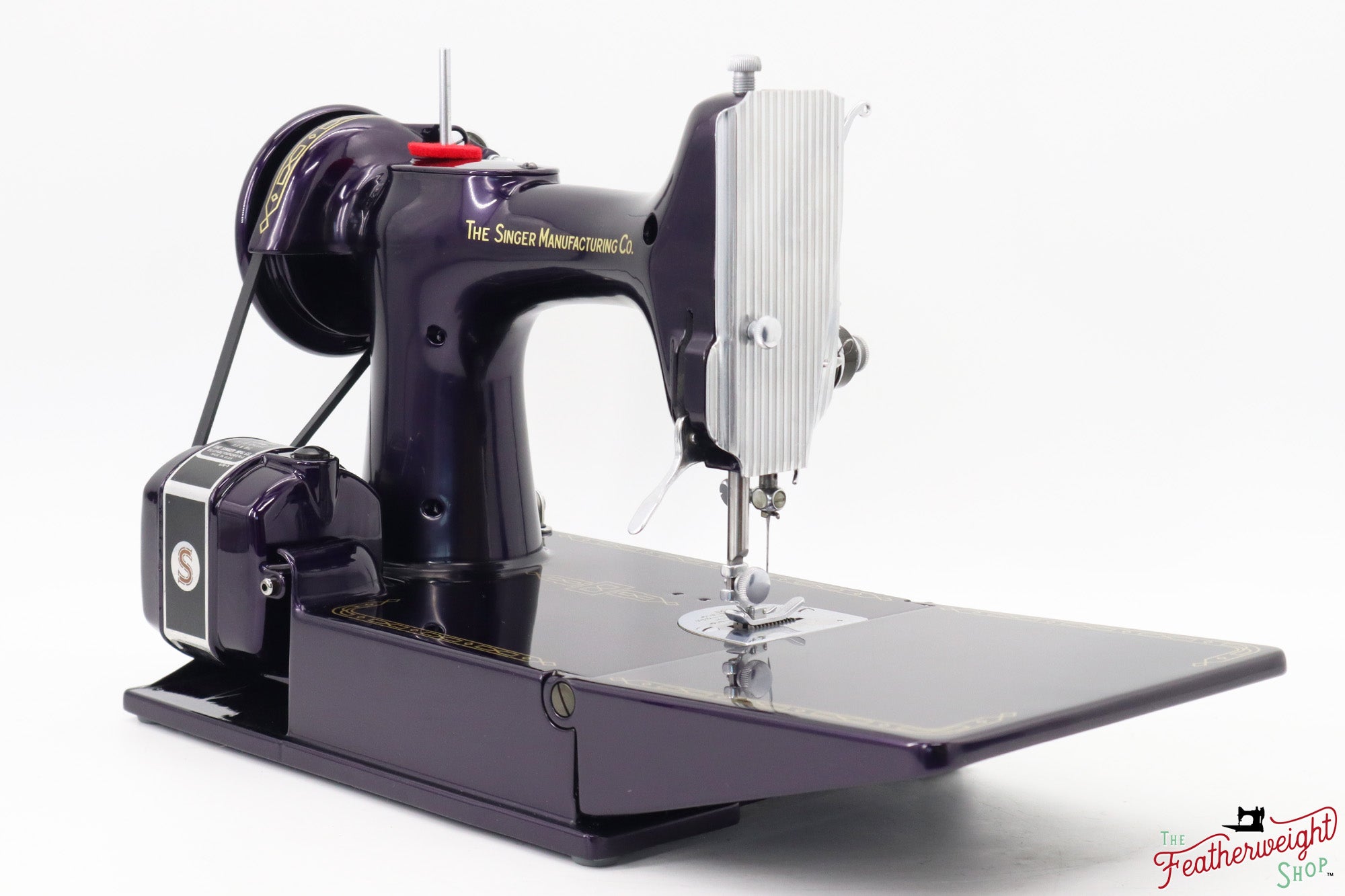 Singer Featherweight 221, AM180*** - Fully Restored in Black Iris