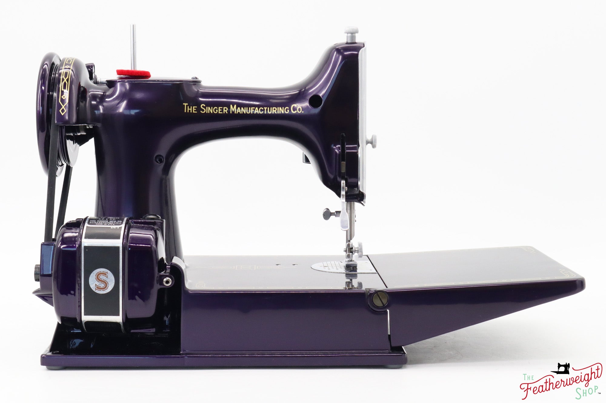 Singer Featherweight 221, AM180*** - Fully Restored in Black Iris