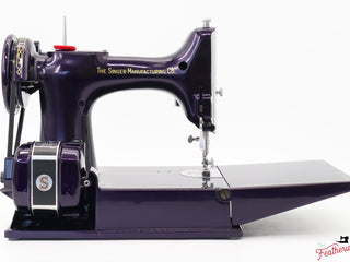 Load image into Gallery viewer, Singer Featherweight 221, AM180*** - Fully Restored in Black Iris